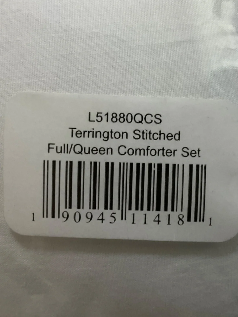 Luxurious Levtex Home - Terrington 3 pc Comforter Set - Full/Queen  New